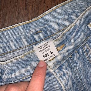 Vintage Not Guilty denim shorts